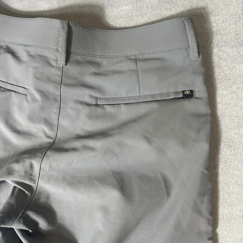 Banana Republic Mens Core Temp Slim Fit Pants Gray 30x32 Performance Trousers